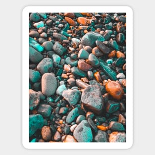 Pebble at the Beach, New-Brunswick, Canada V1 Sticker